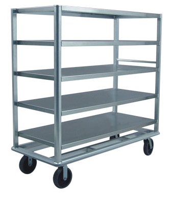 New Age Stainless Steel Multi-Shelf Truck-Aluminum Frame
